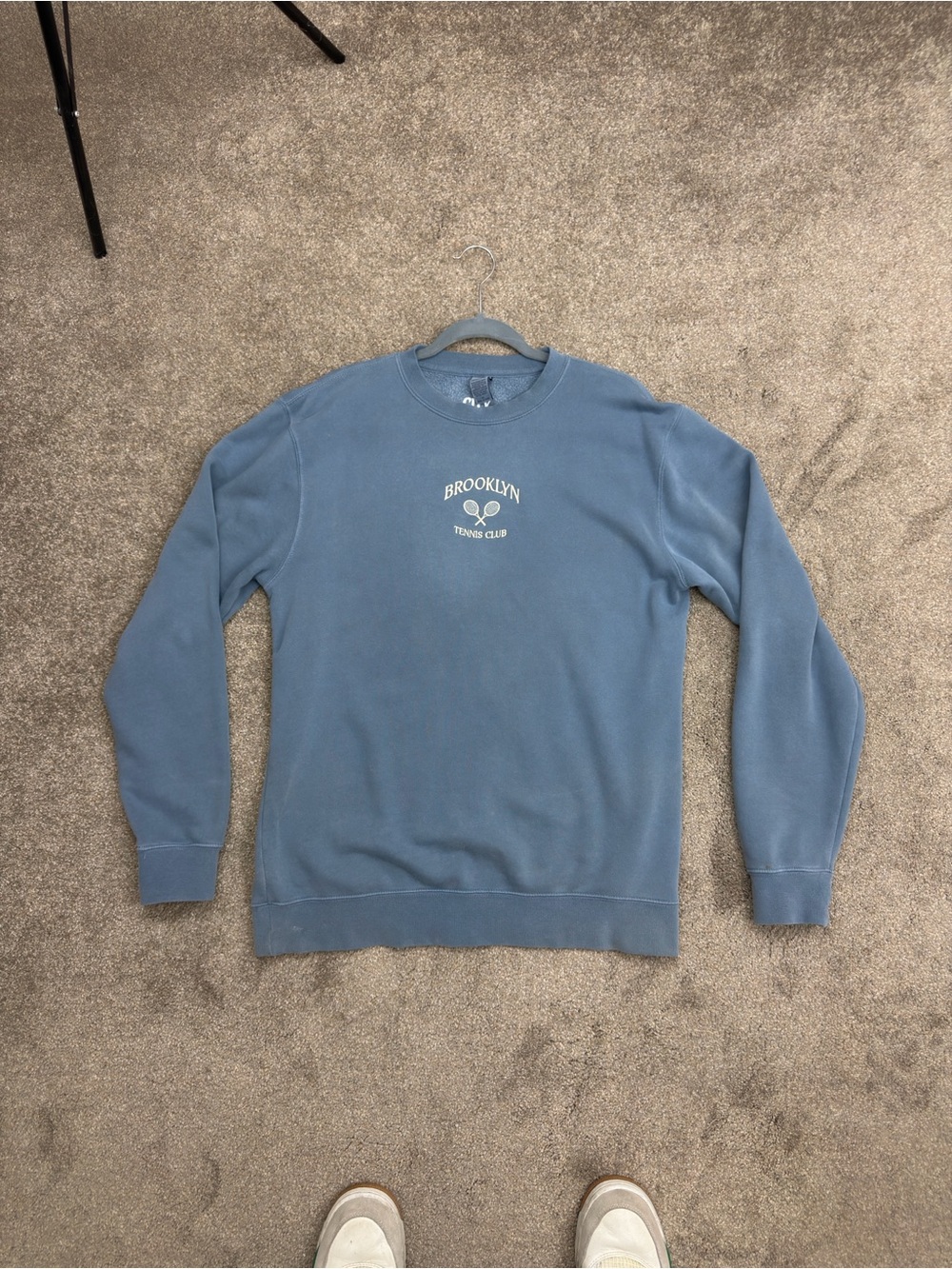 & Other Stories Blue Brooklyn Tennis Club Crewneck